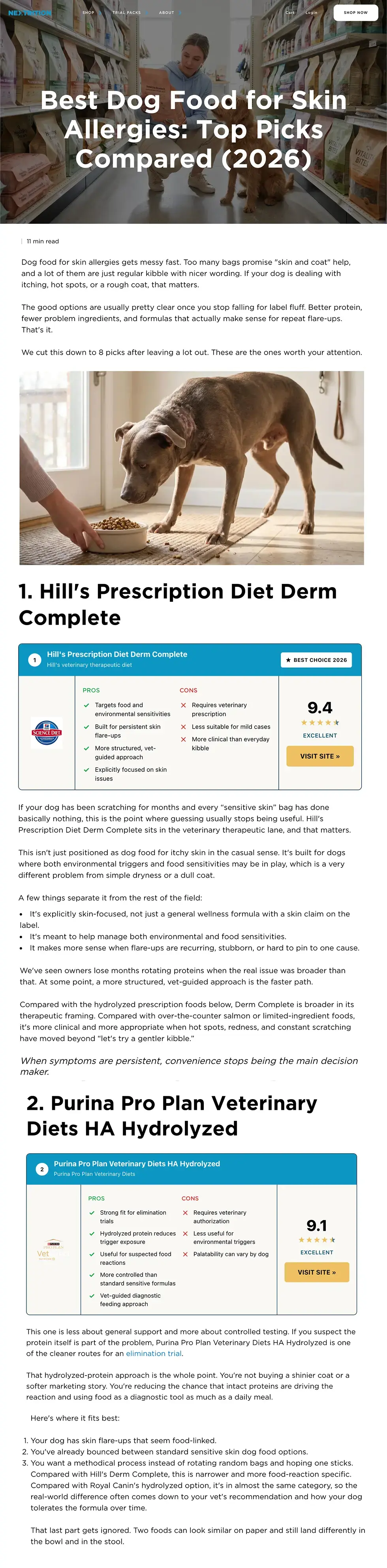 Sample ecommerce article: keeping the neck and jawline lifted naturally